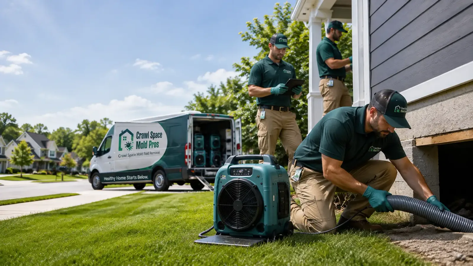 Crawl Space Mold Removal in Farmington, NY
